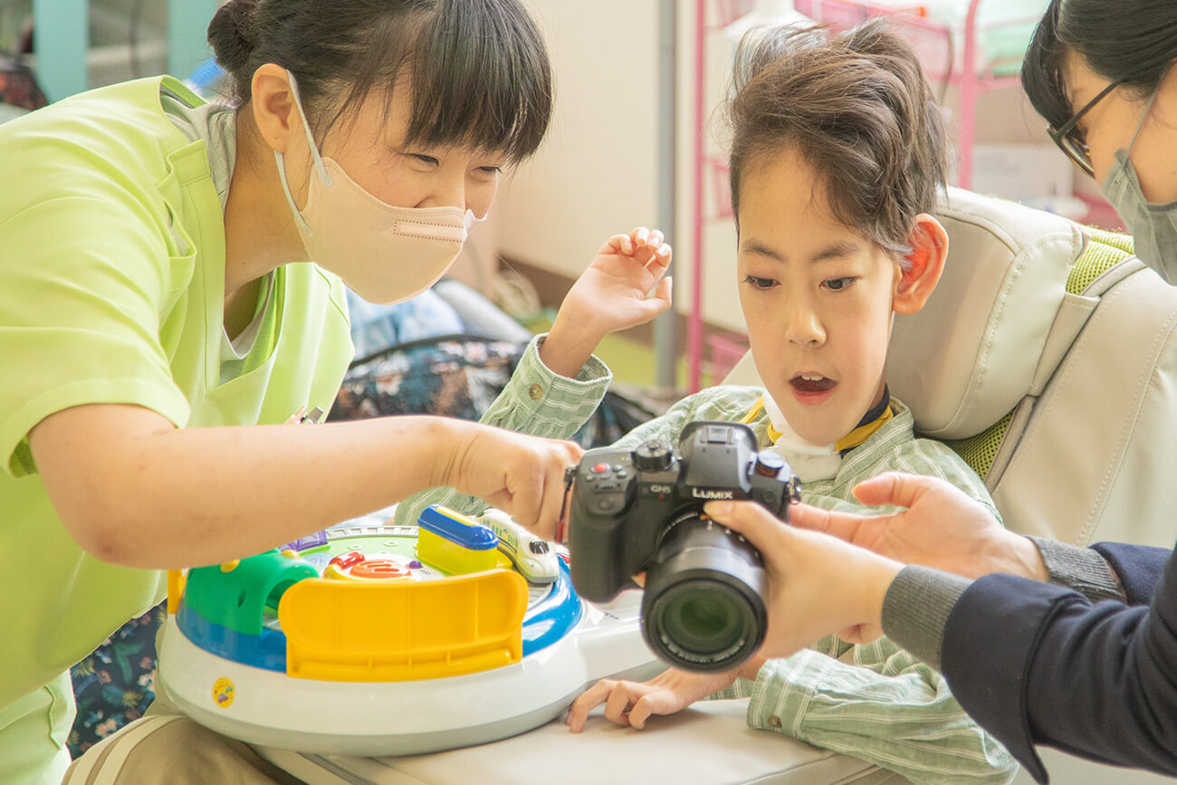 重症児デイサービス・あいキッズの様子